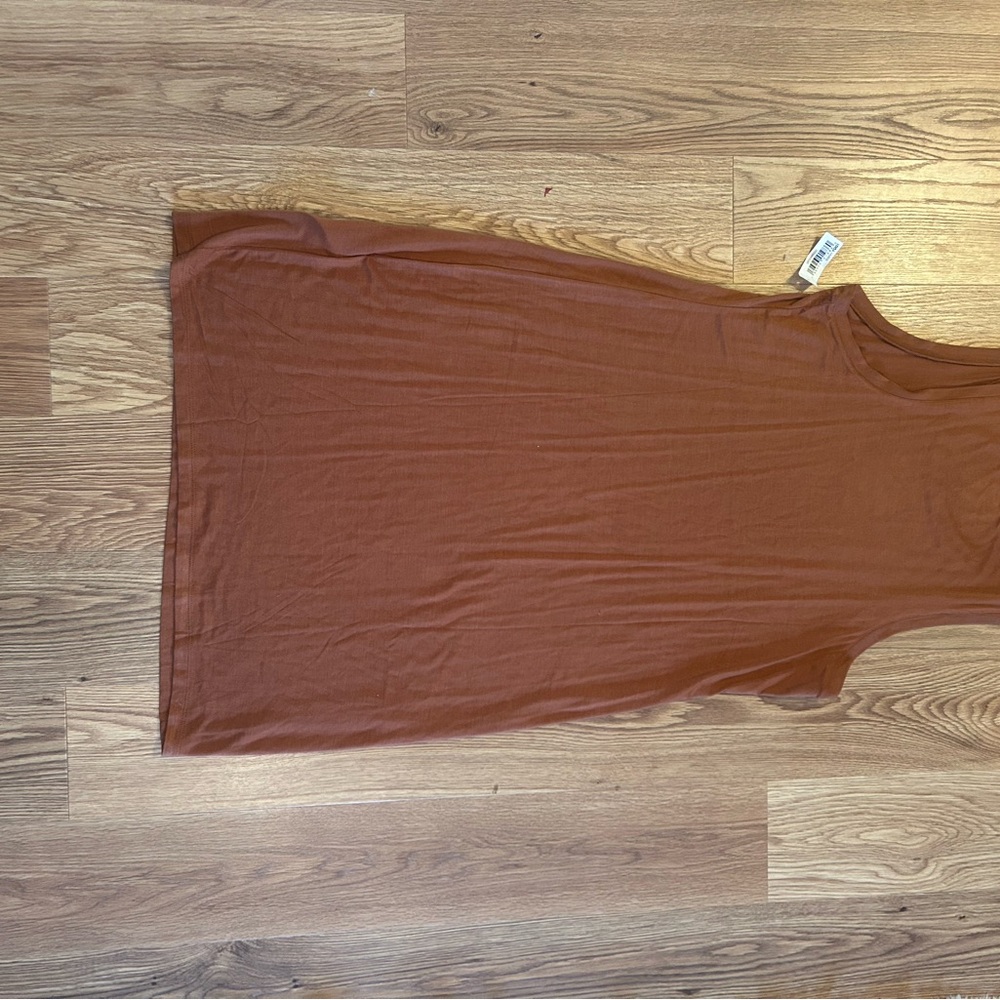 Daily Ritual Rust Sleeveless Top - Picture 7 of 8